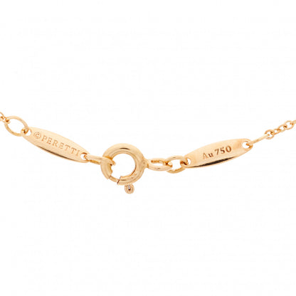 Tiffany 18K Rose Gold Diamond .07ct Elsa Peretti Diamonds by the Yard Pendant Necklace 5 of 5