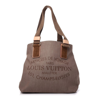 Louis Vuitton Denim Articles de Voyage Cabas Beige 1 of 8