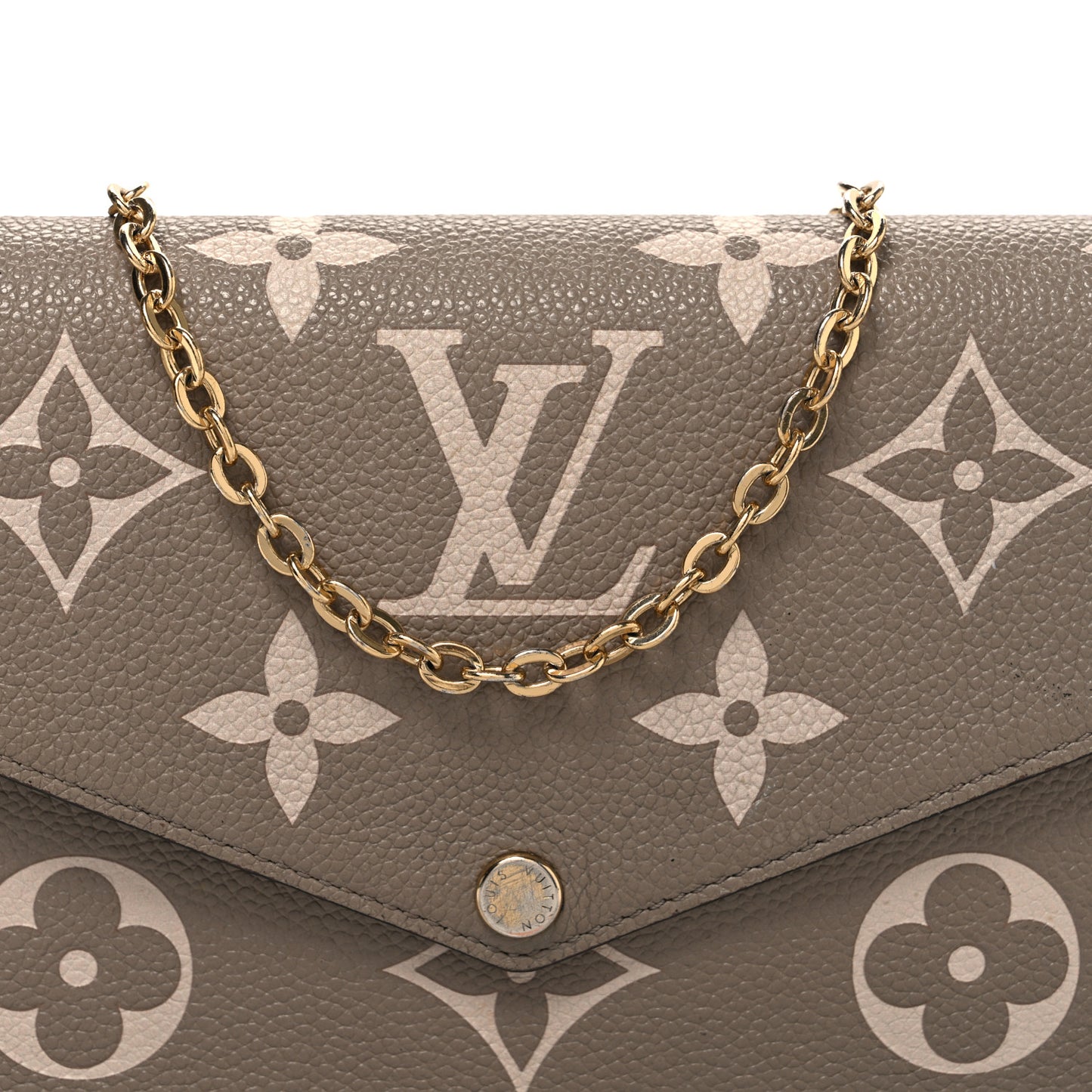 Empreinte Monogram Giant Felicie Pochette Tourterelle Creme