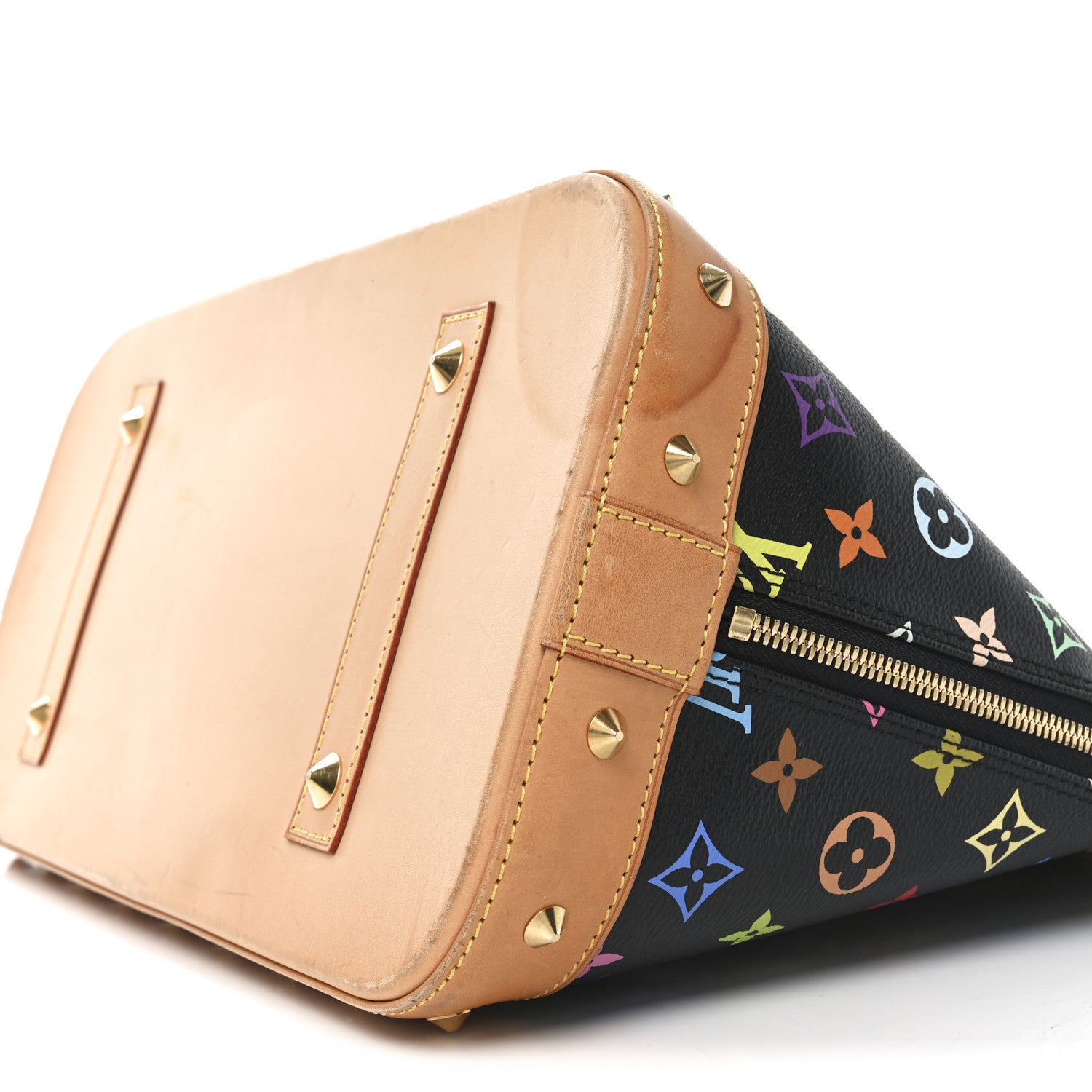 Louis Vuitton Monogram Multicolor Alma GM Black 9 of 9