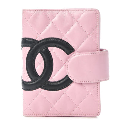 Chanel Calfskin Quilted Small Cambon Agenda Planner Pink 1 of 16