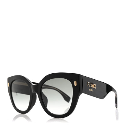 Fendi Acetate Cat Eye Sunglasses FF0452/F/S Black 1 of 8