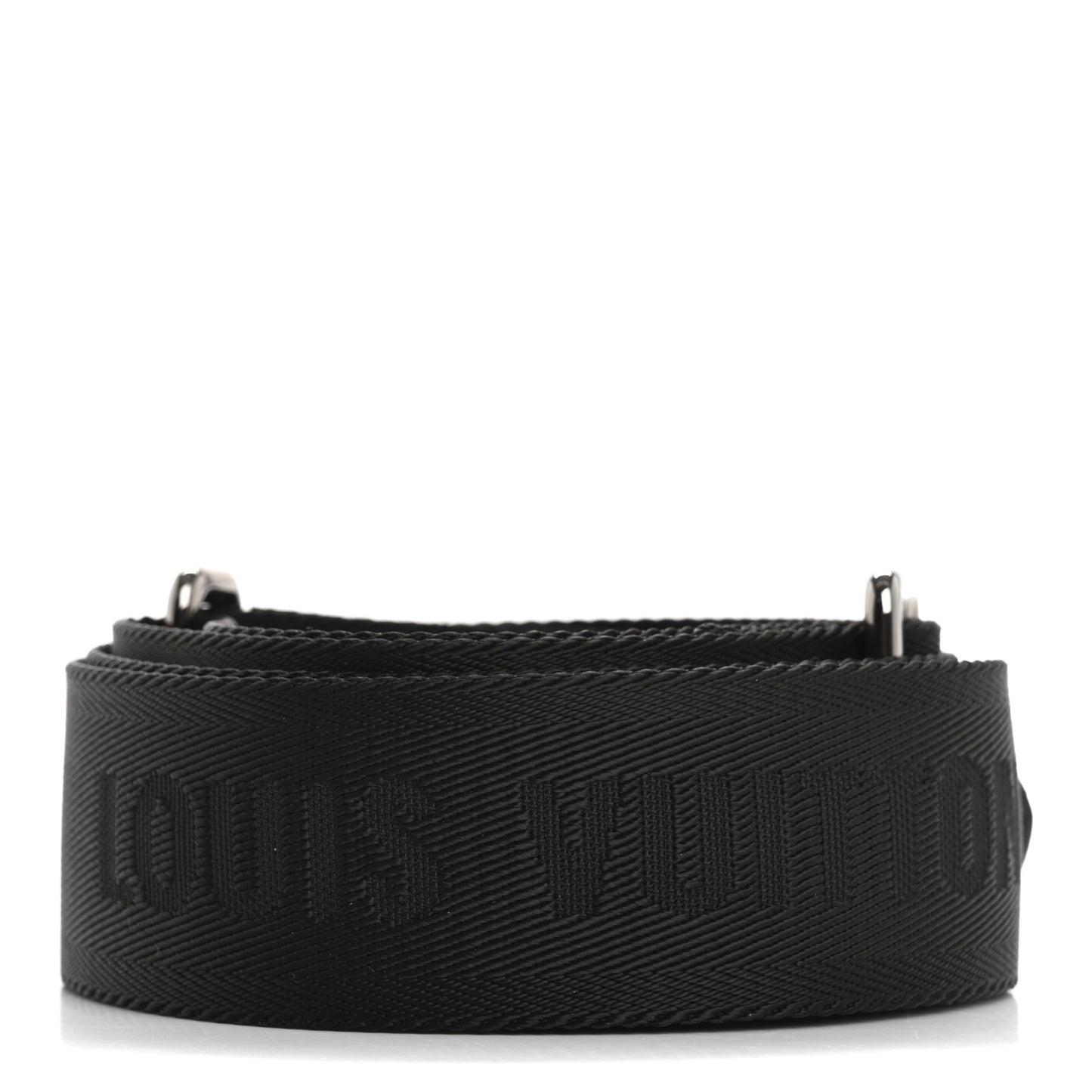 Nylon Petite Malle Souple Shoulder Strap Black