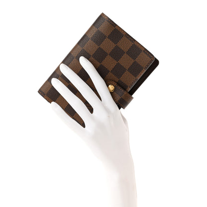 Louis Vuitton Damier Ebene Small Ring Agenda Cover 2 of 7