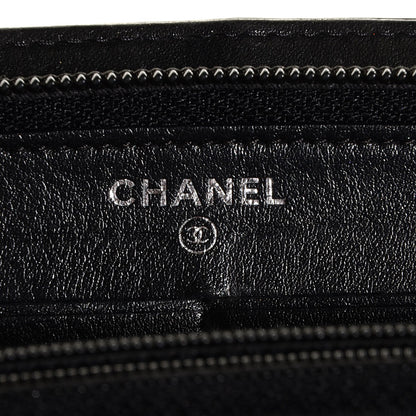 Chanel Patent Trousse Maquil Wallet Black 6 of 9
