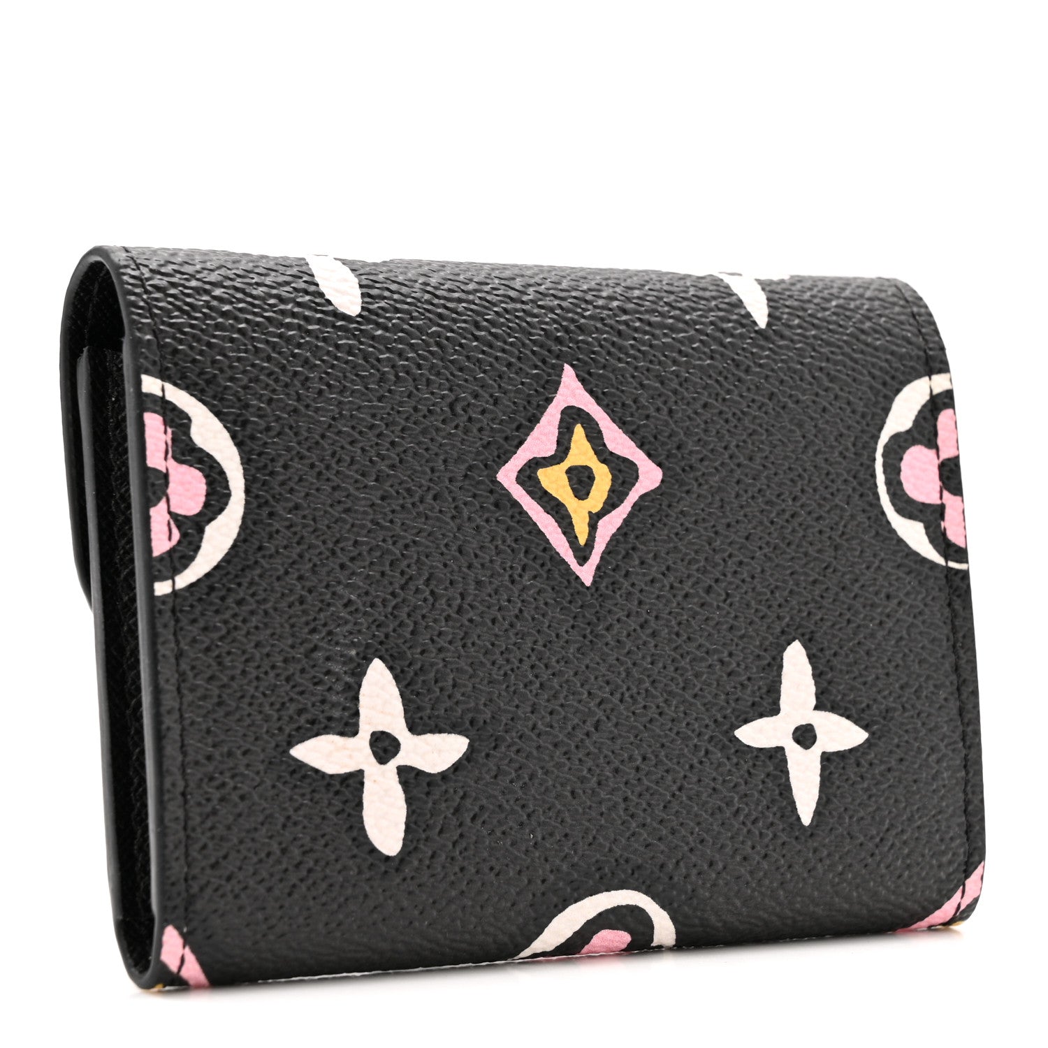 Louis Vuitton Monogram Giant Wild At Heart Rosalie Coin Purse Black 3 of 6