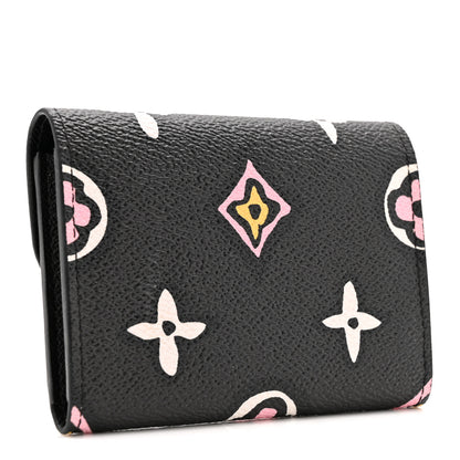 Louis Vuitton Monogram Giant Wild At Heart Rosalie Coin Purse Black 3 of 6