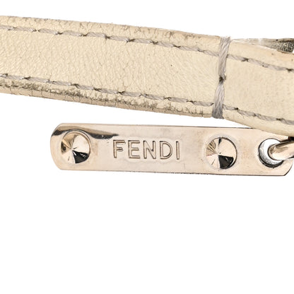 Fendi Fox Rabbit Fur Nappa Pineapple Bag Charm Fuxia White 3 of 5