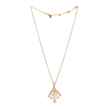 Bulgari 18K Yellow Gold Diamond Astrale Fireworks Necklace 3 of 7