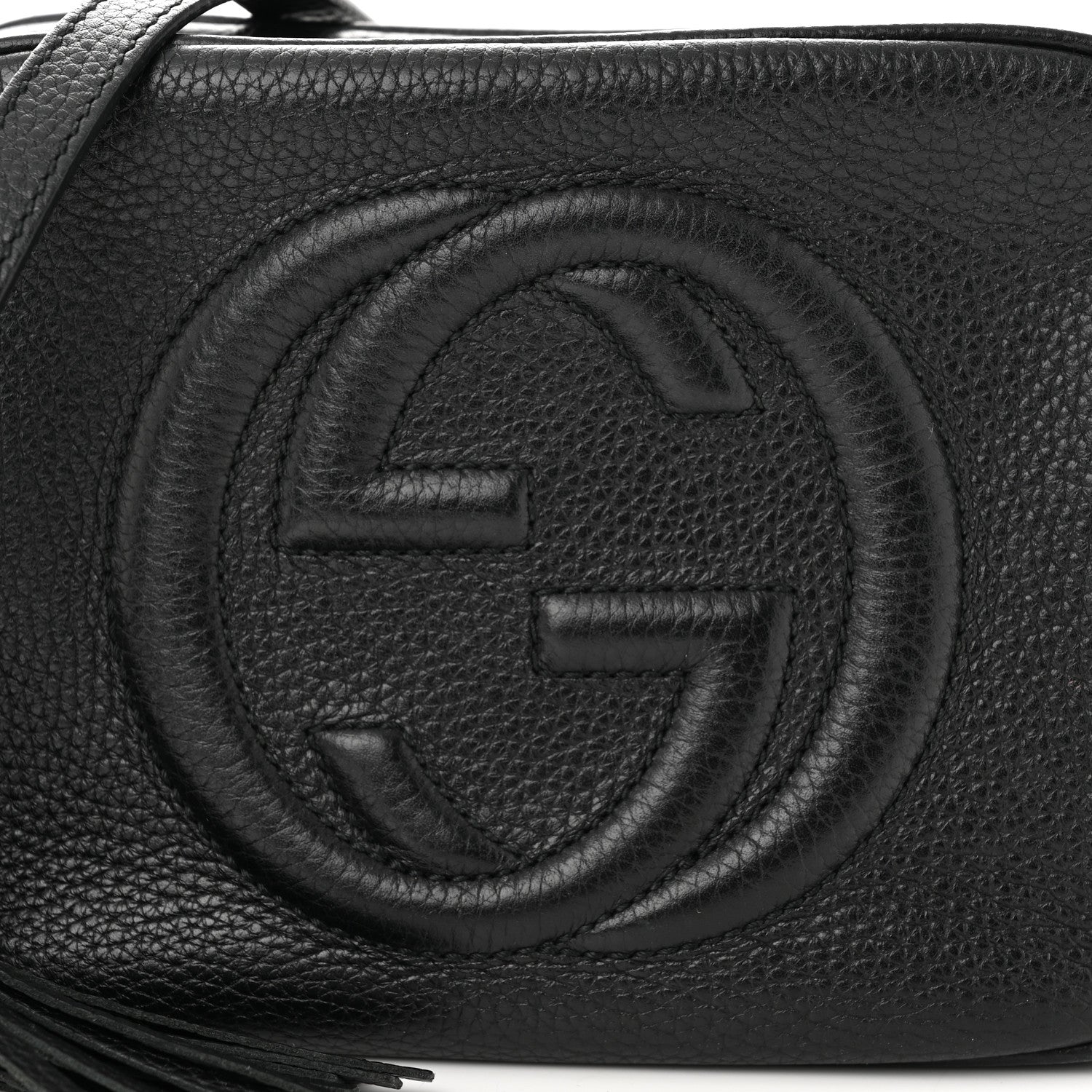 Gucci Pebbled Calfskin Small Soho Disco Bag Black 8 of 12