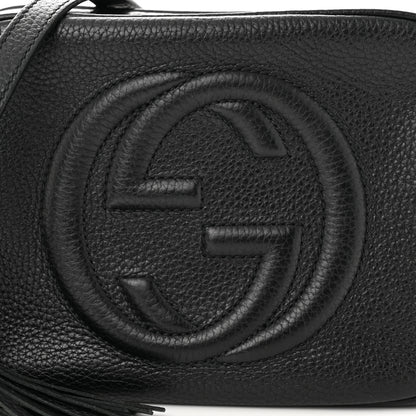 Gucci Pebbled Calfskin Small Soho Disco Bag Black 8 of 12