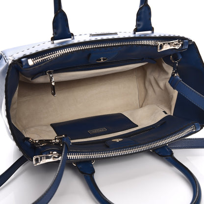 Prada City Calf Small Hand Stitched Galleria Double Zip Tote Bleuette 6 of 9