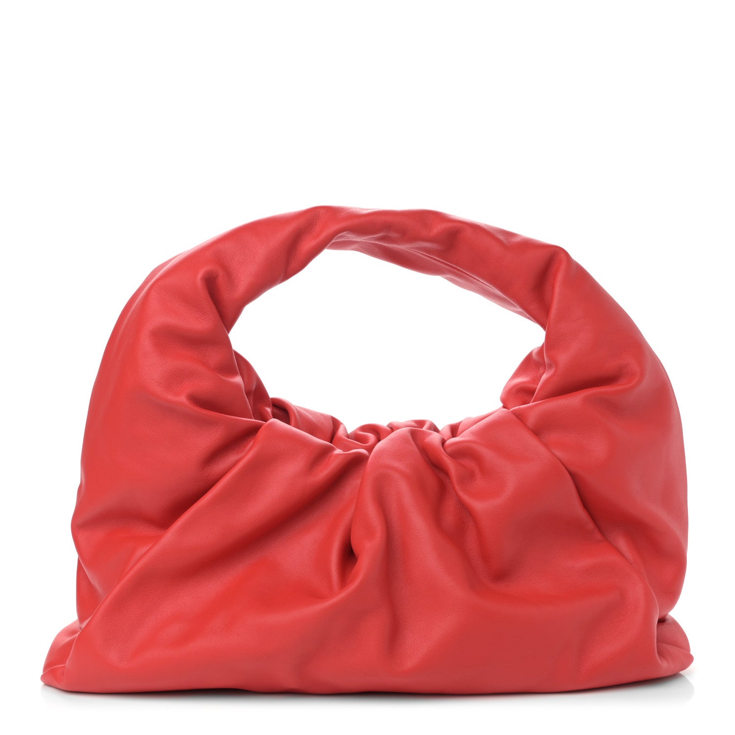 Bottega Veneta Smooth Butter Calfskin Small The Shoulder Pouch Red 1 of 10