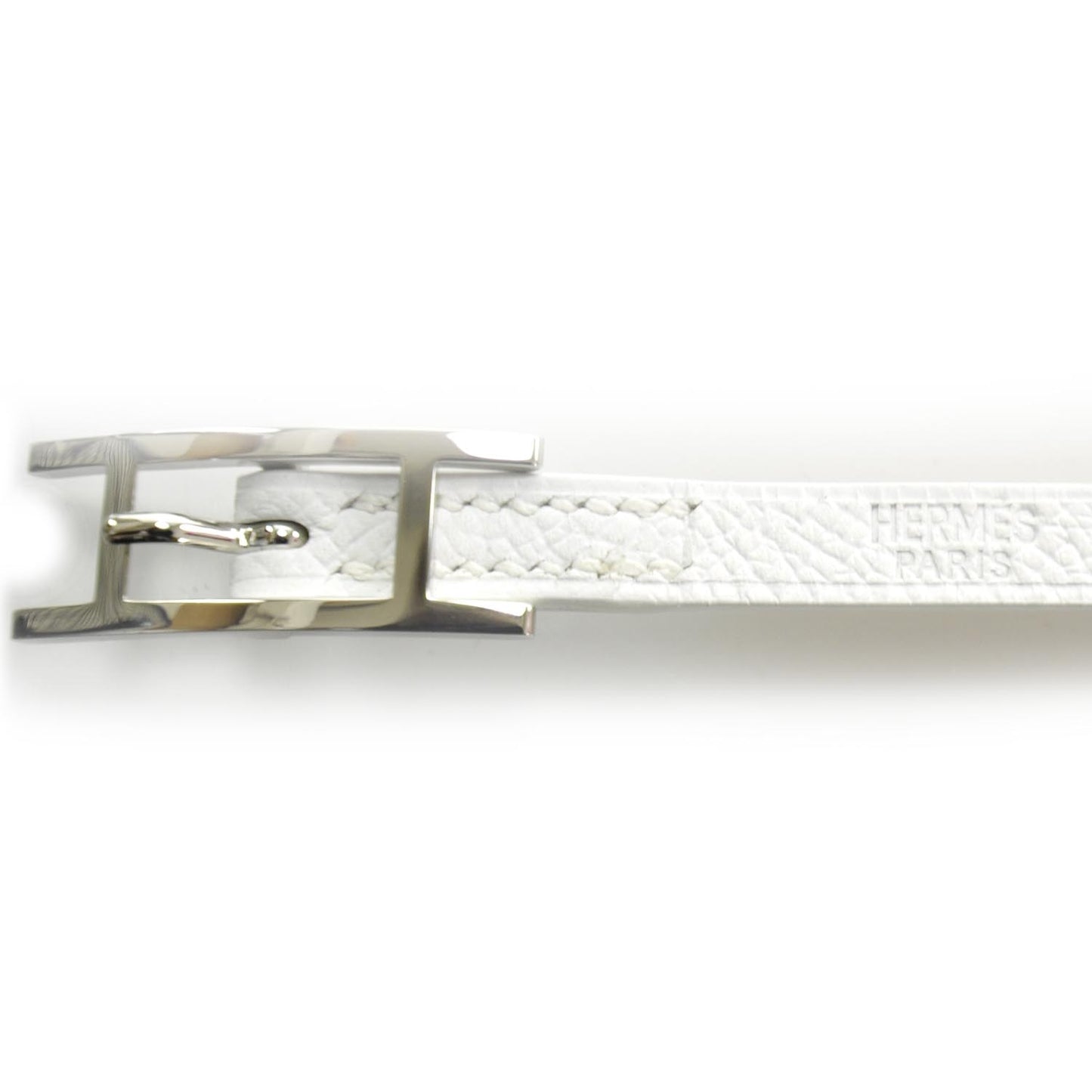 Epsom Hapi Triple Tour Wrap Bracelet White
