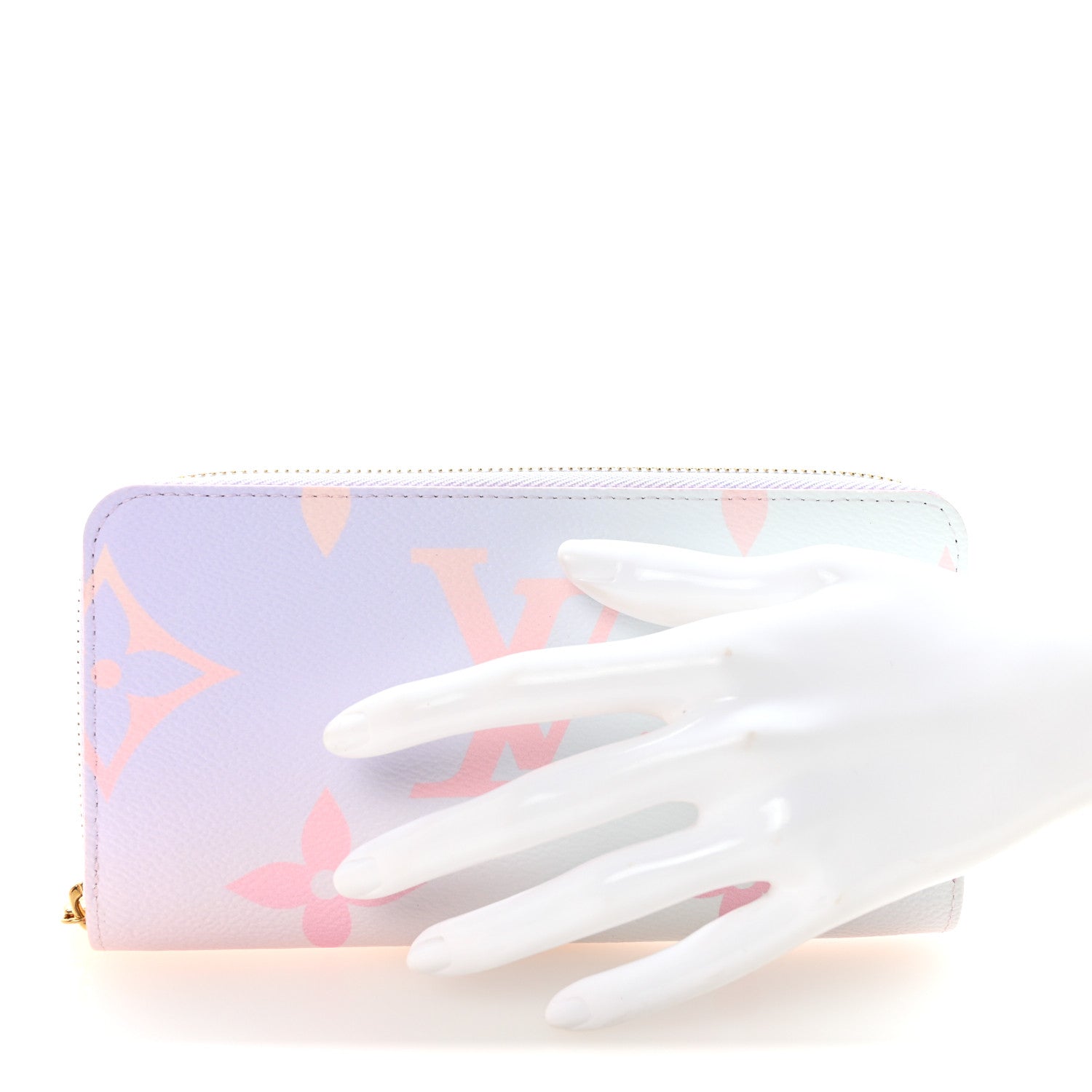 Louis Vuitton Monogram Giant Spring In The City Zippy Wallet Sunrise Pastel 2 of 7
