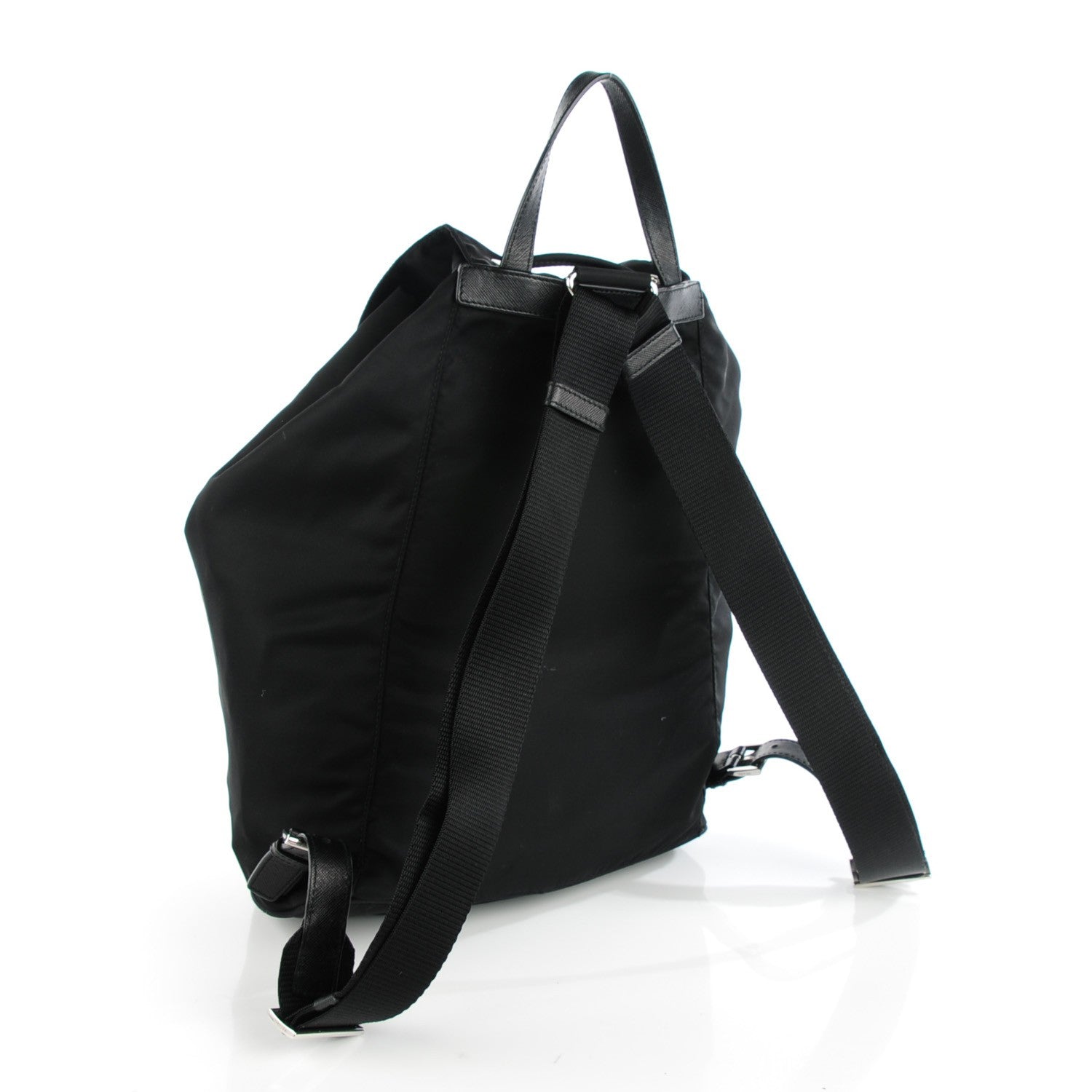 Prada Nylon Vela Medium Backpack Black 3 of 9