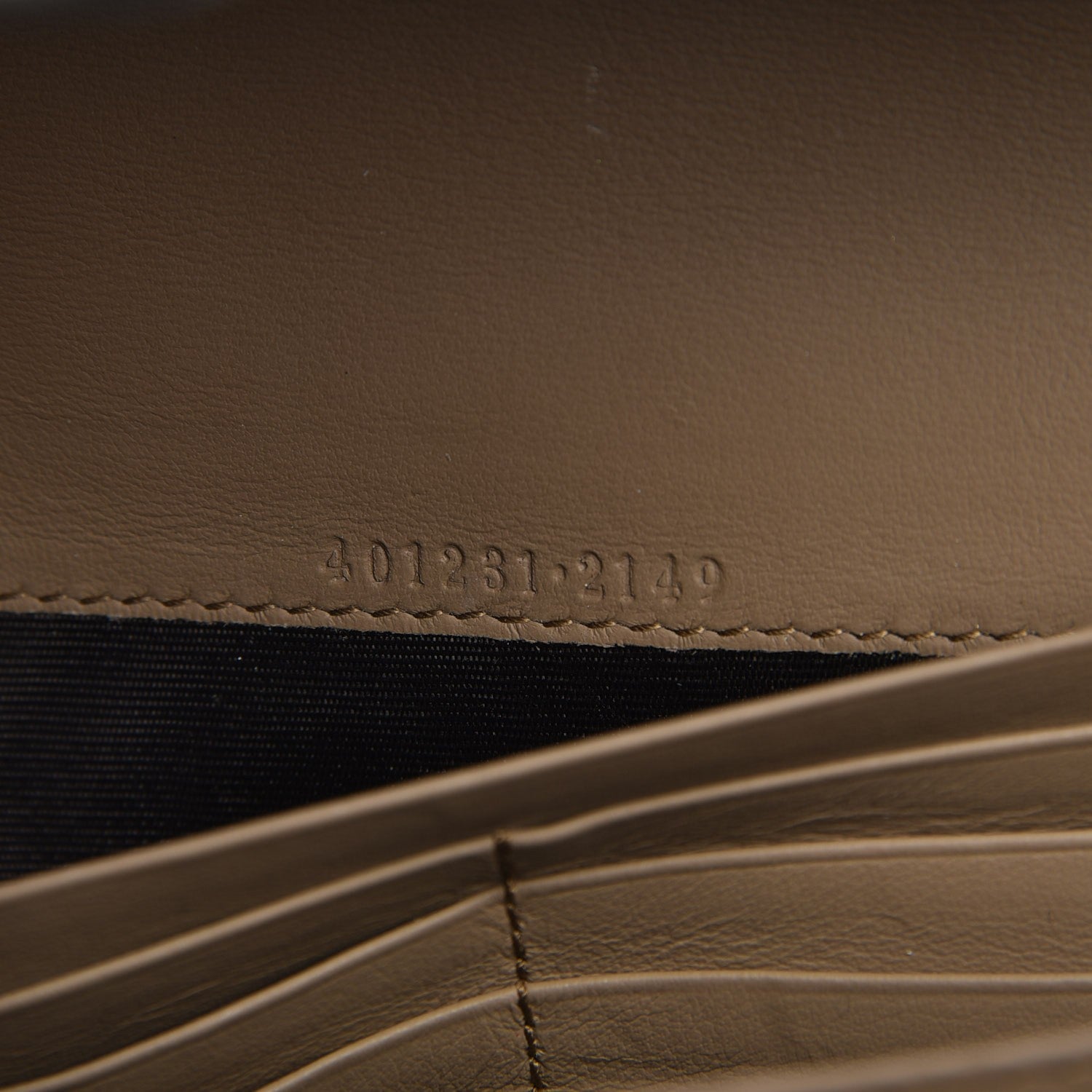 Gucci GG Supreme Monogram Mini Dionysus Chain Wallet Beige Taupe 7 of 8