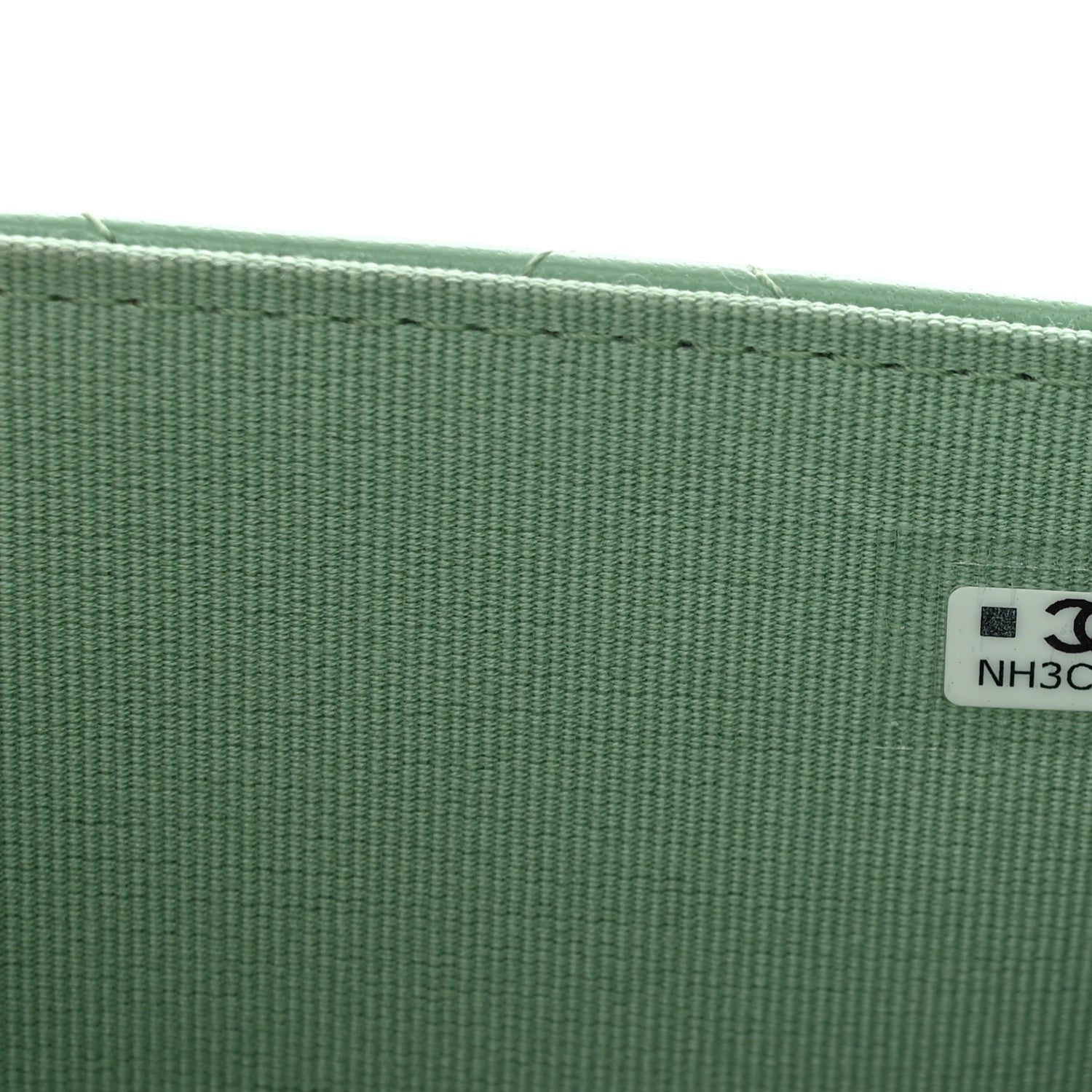 Chanel Lambskin Quilted Pearl Top Handle Clutch With Chain Light Green 8 of 12