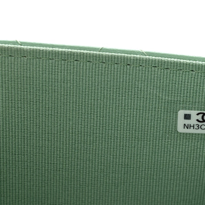 Chanel Lambskin Quilted Pearl Top Handle Clutch With Chain Light Green 8 of 12