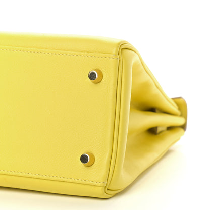 Hermes Evercolor Kelly Retourne 28 Lime 9 of 11