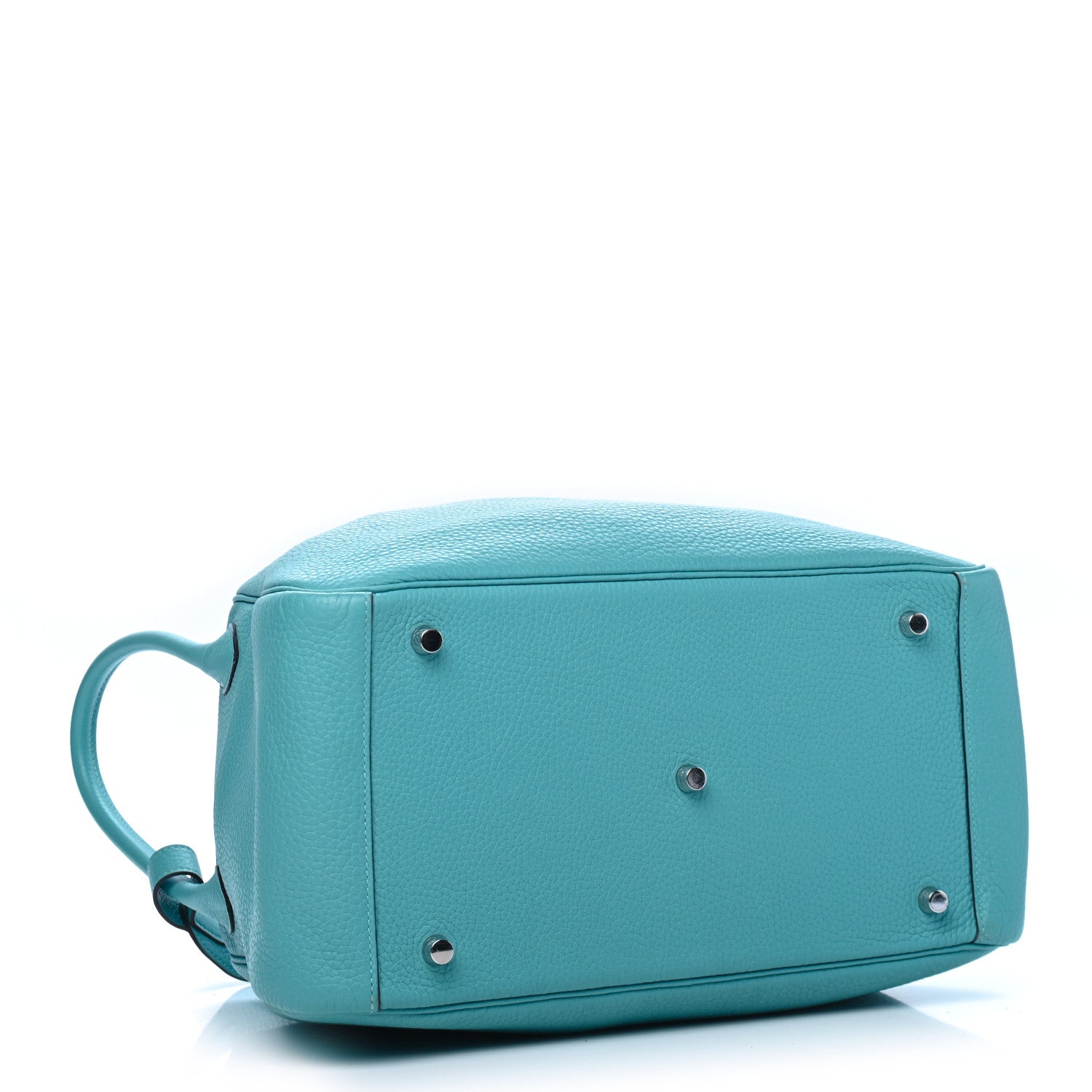 Hermes Taurillon Clemence Lindy 34 Bleu Atoll 3 of 8