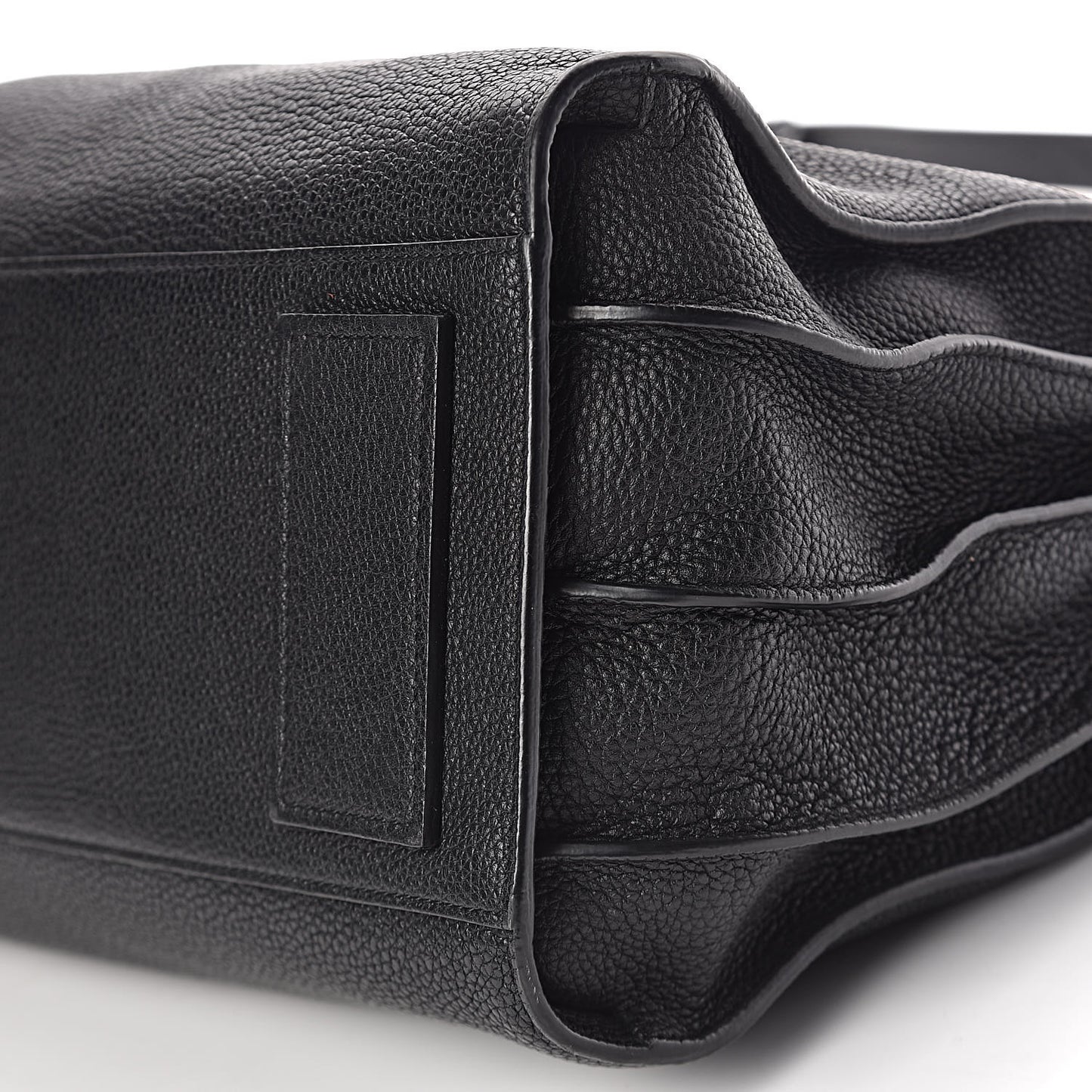 Grained Calfskin Small Souple Sac De Jour Black
