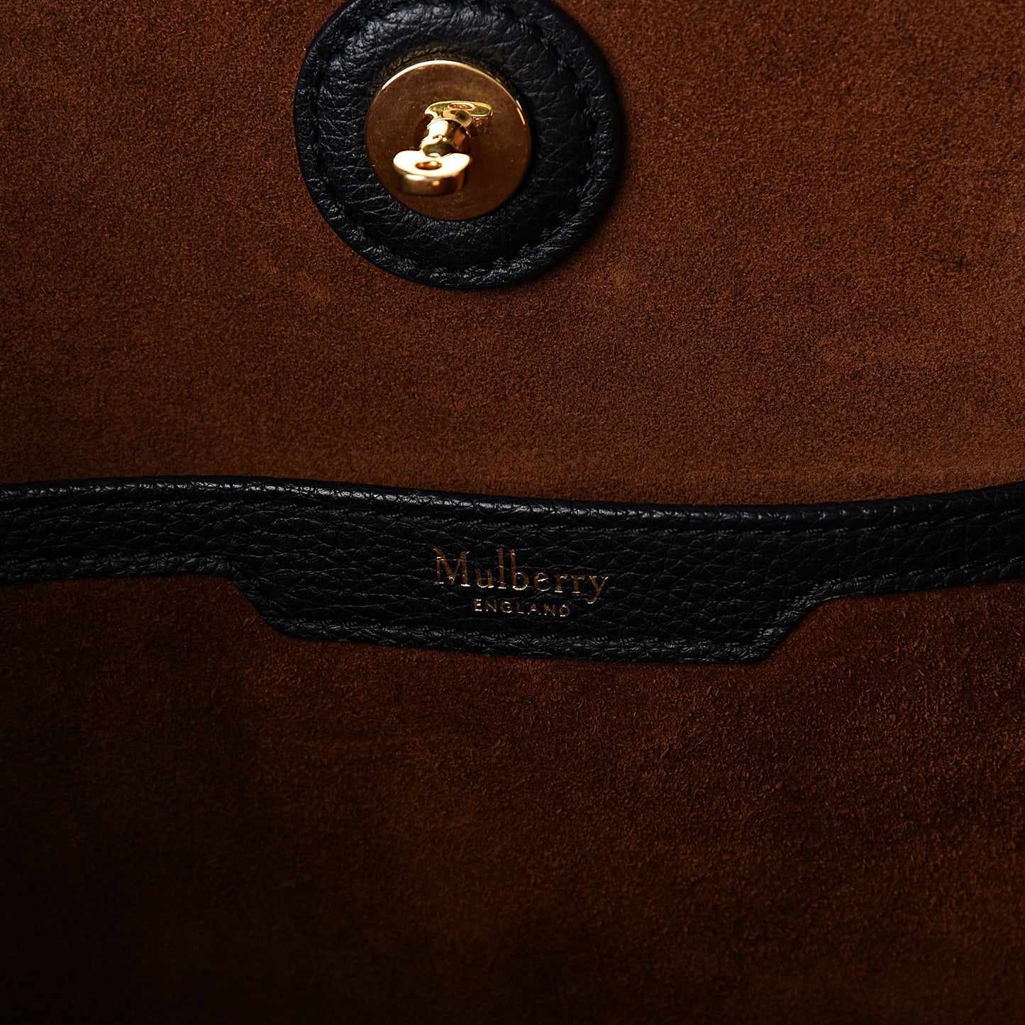 Small Classic Grain Bayswater Tote Black