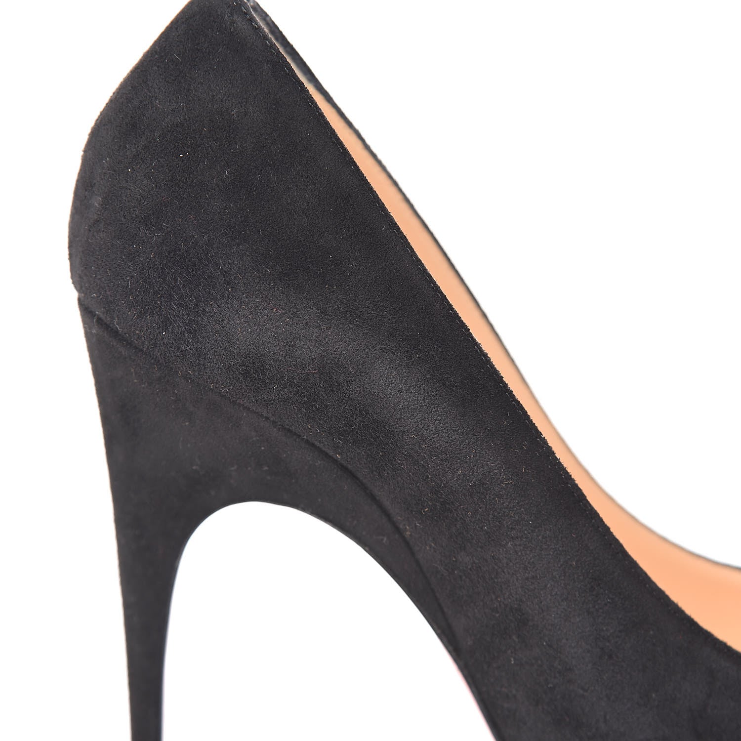Christian Louboutin Veau Velours Alminette 100 Pumps 35.5 Black 9 of 11