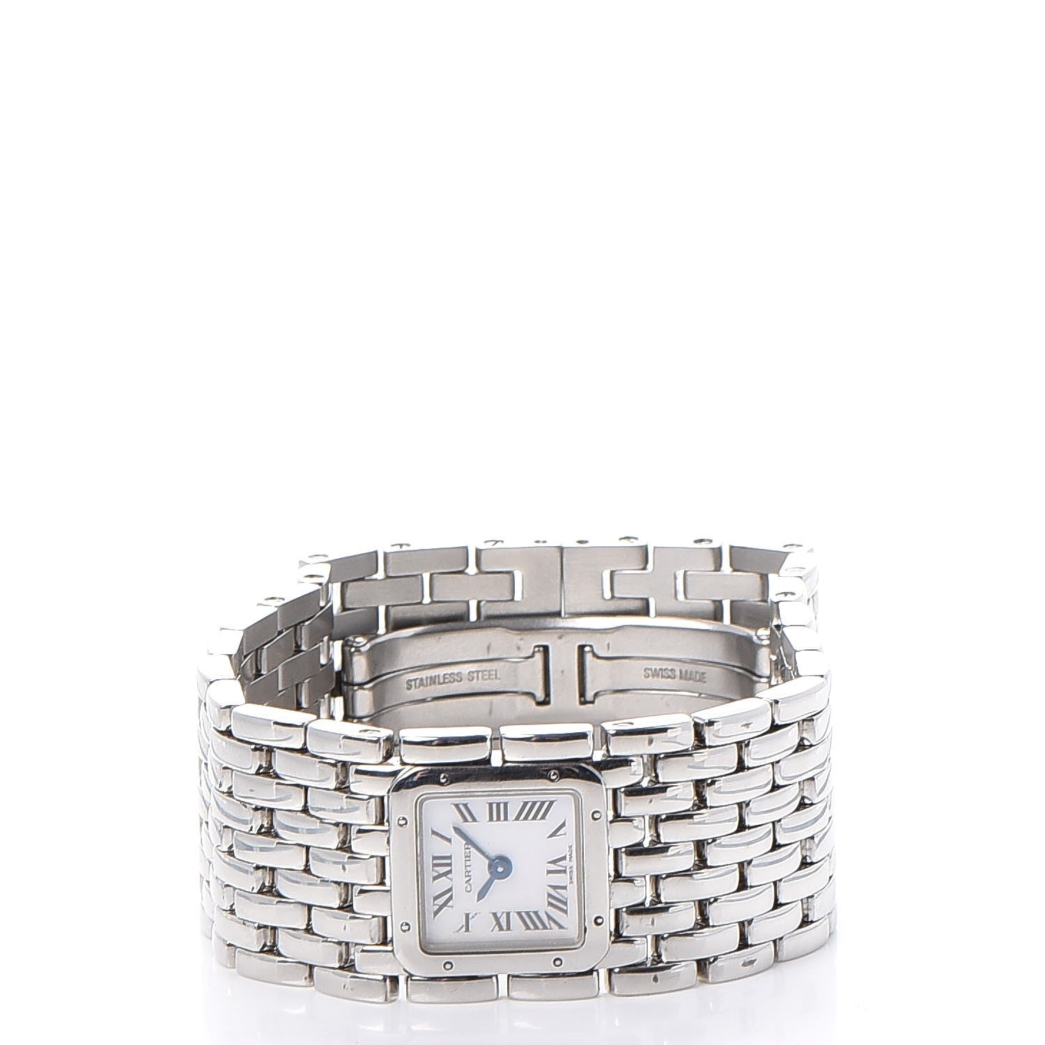 Cartier Stainless Steel 21mm Panthere Ruban Quartz Watch 3 of 9