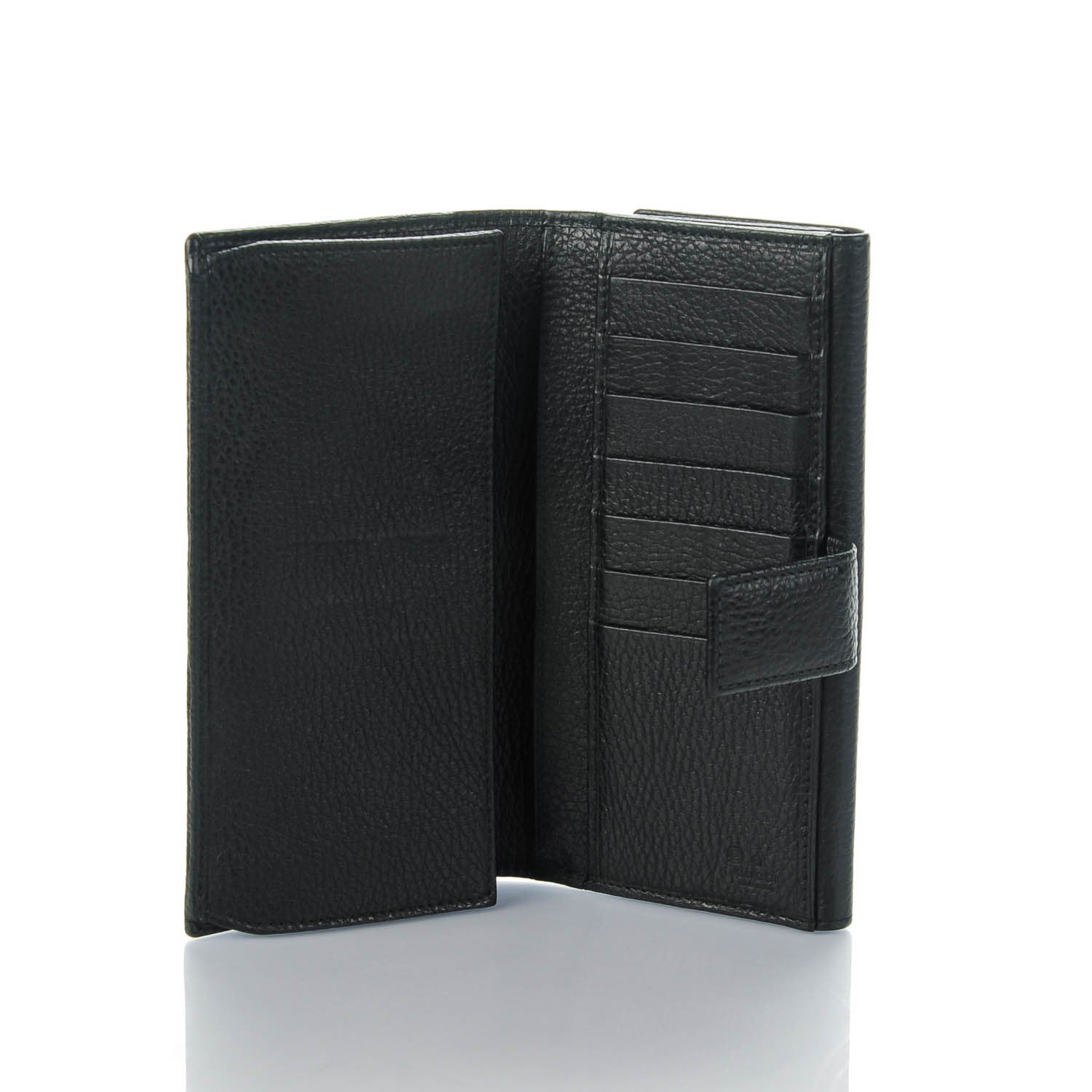 Gucci Calfskin Studded Soho Continental Wallet Black 5 of 7