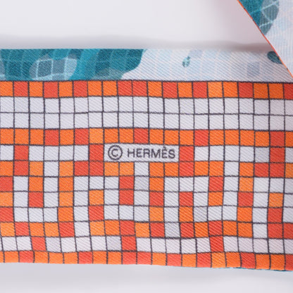 Hermes Silk a Beverly Hills Twilly 5 of 6