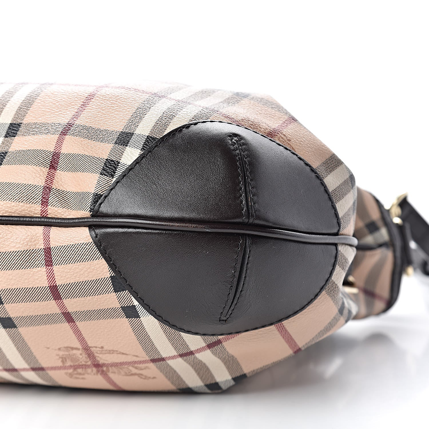 Burberry Haymarket Check Medium Willenmore Hobo Chocolate 10 of 10