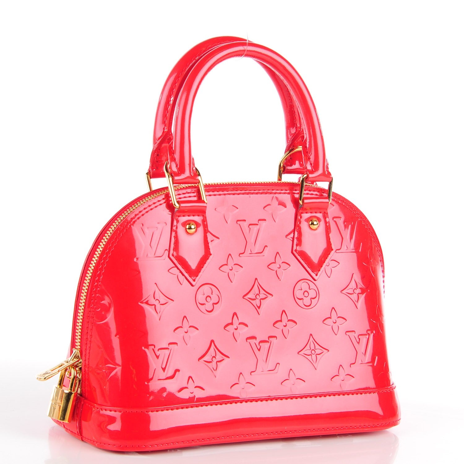 Louis Vuitton Vernis Alma BB Rouge Grenadine 3 of 7