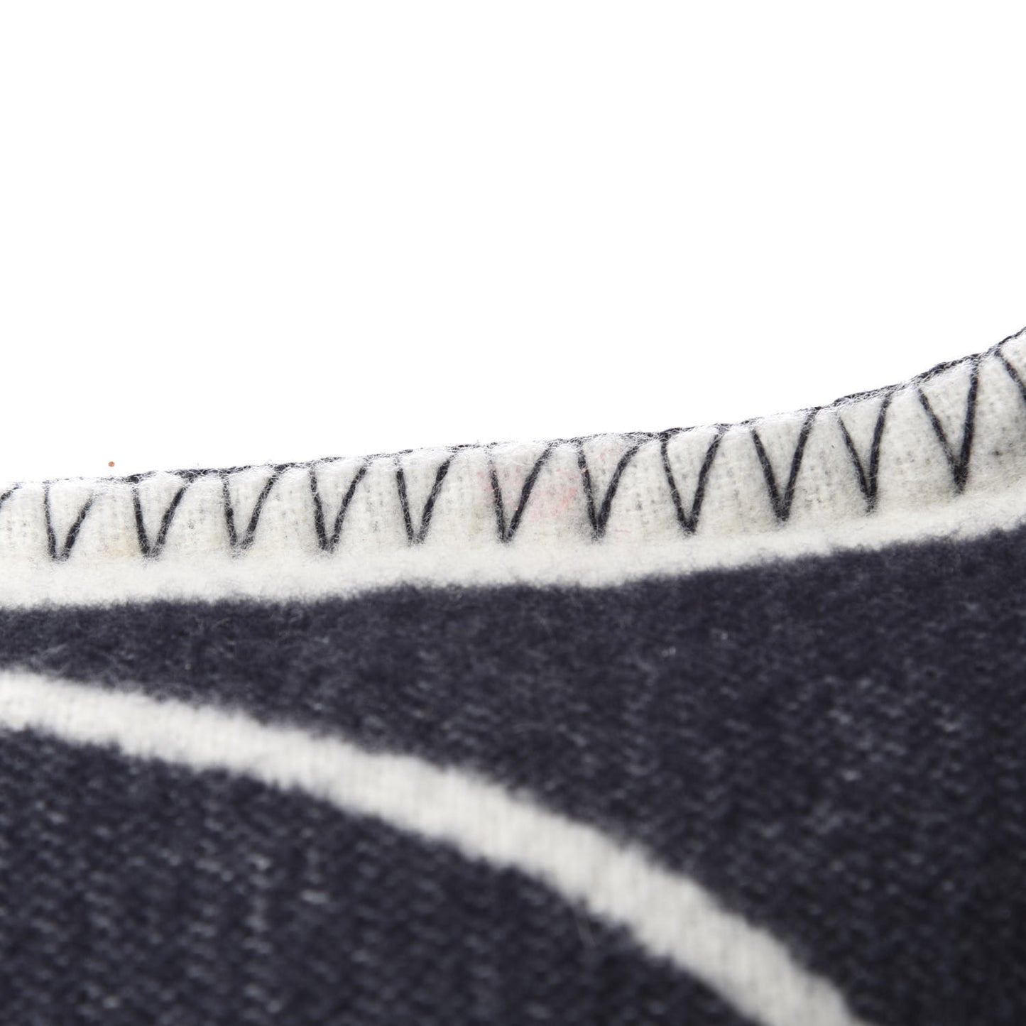 Merino Wool Cashmere CC Pillow Navy Blue