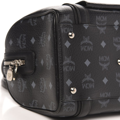 MCM Visetos Small Boston Bag Black 7 of 10
