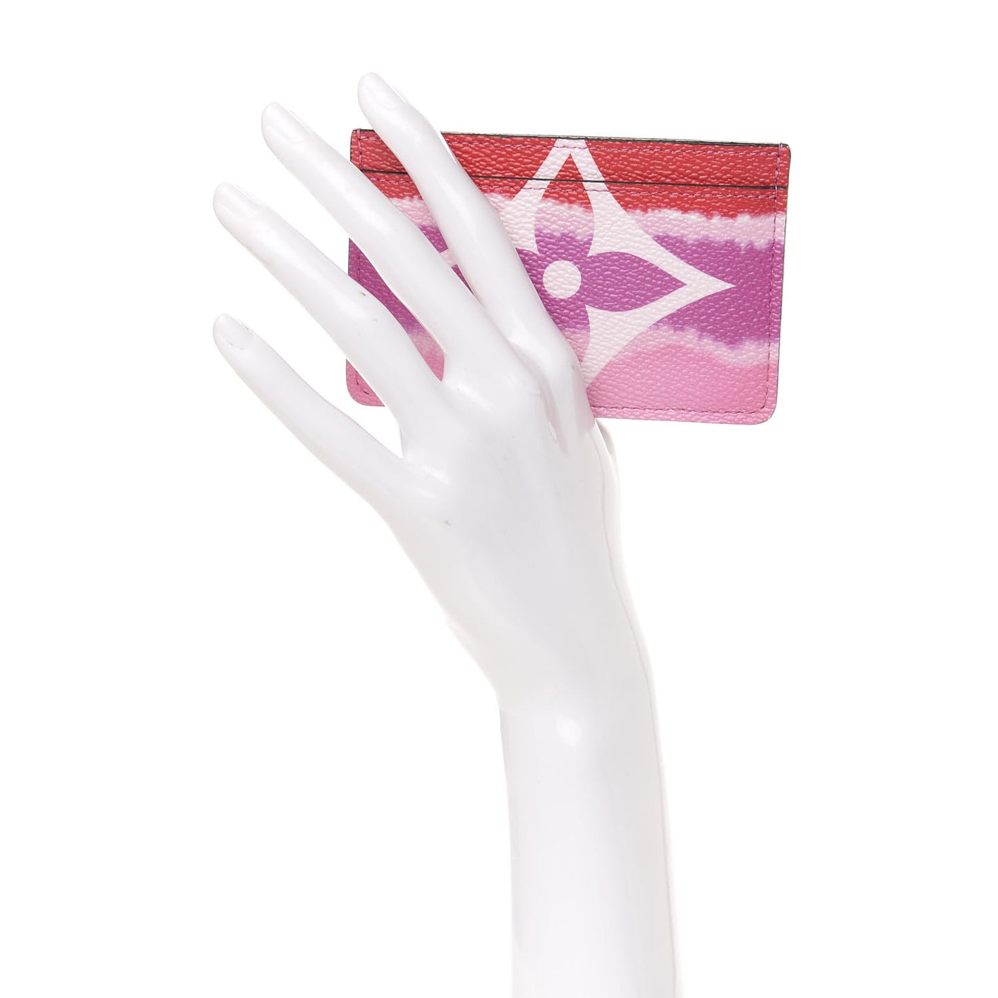 Monogram Escale Card Holder Rouge