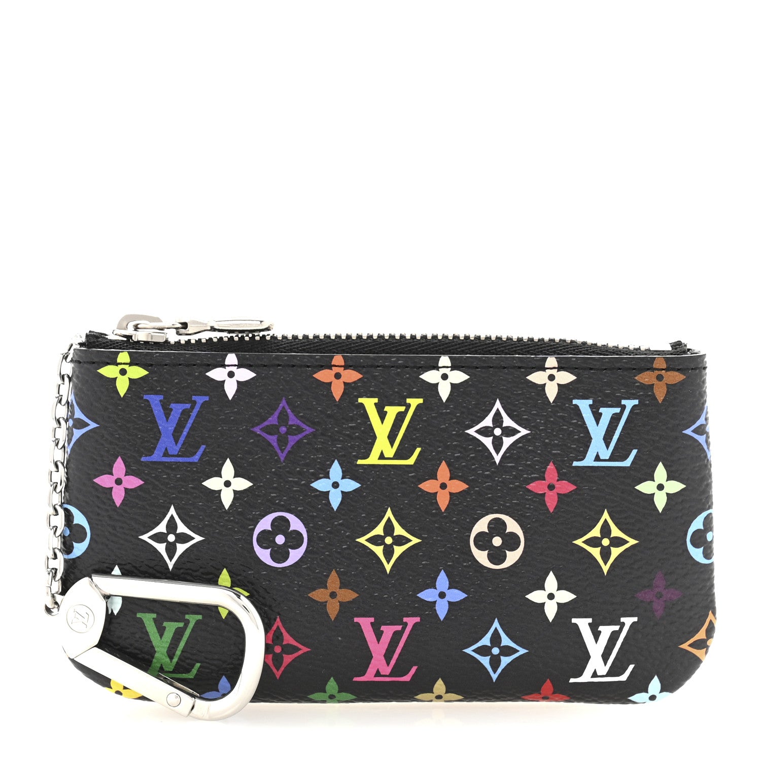 Louis Vuitton LV X TM Monogram Multicolor Key Pouch Black 1 of 9