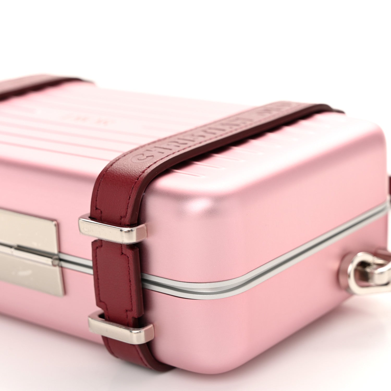 Christian Dior X RIMOWA Aluminum Personal Clutch On Strap Rose 10 of 11