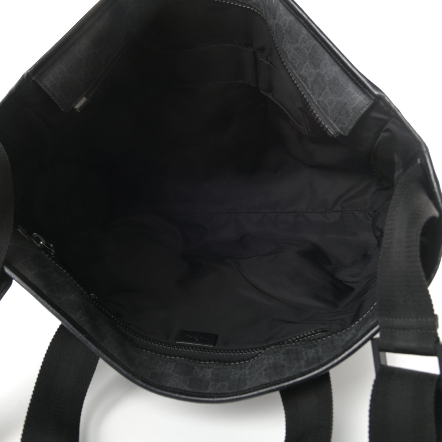 GG Plus Monogram Travel Bag Black