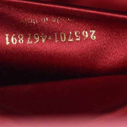 Saint Laurent Textured Calfskin Classic Y Ligne Clutch Red 7 of 19