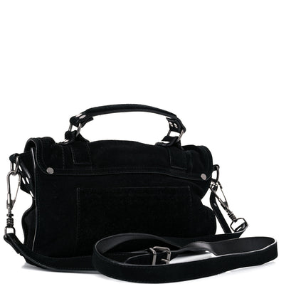 Proenza Schouler Suede Tiny PS1 Satchel Black 2 of 17