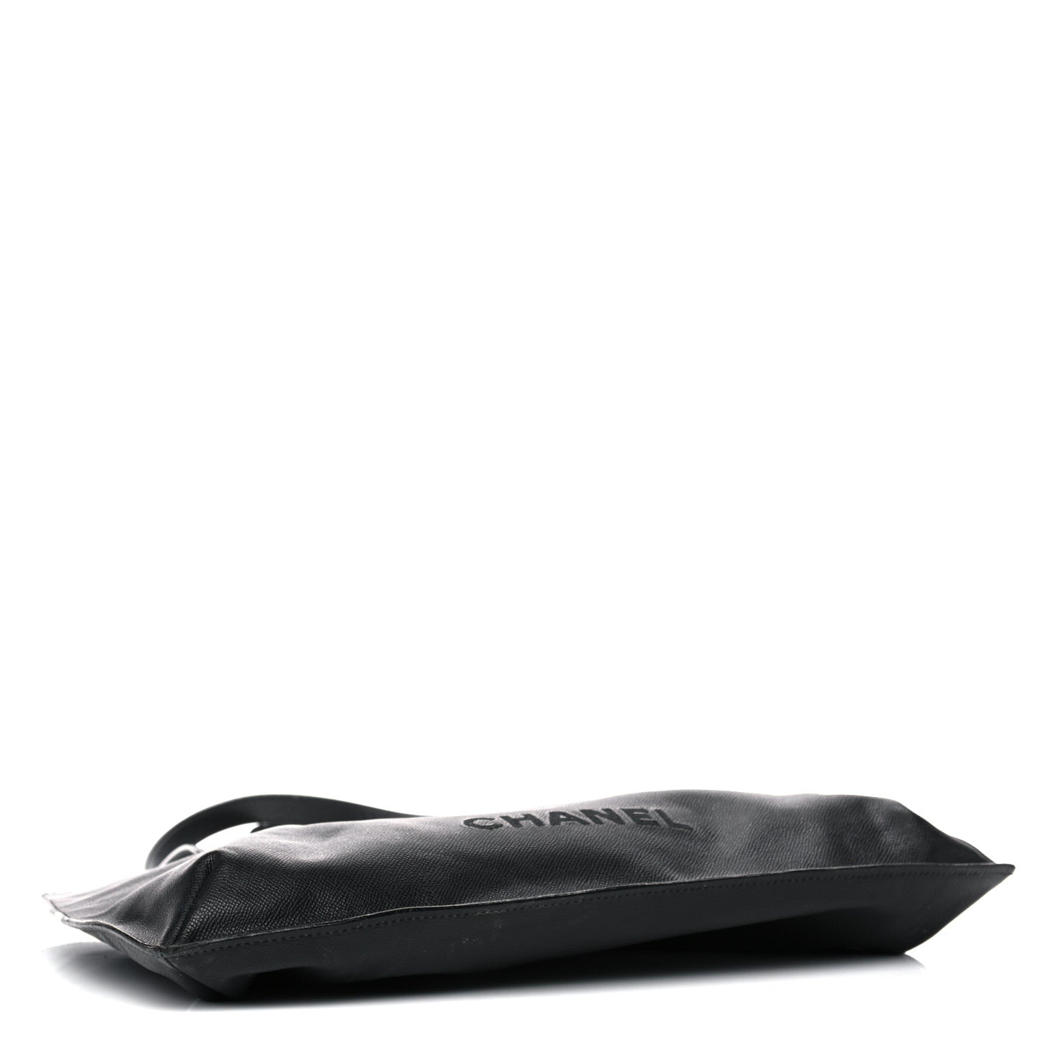 Chanel Grained Calfskin Shopping Tote Black 3 of 26