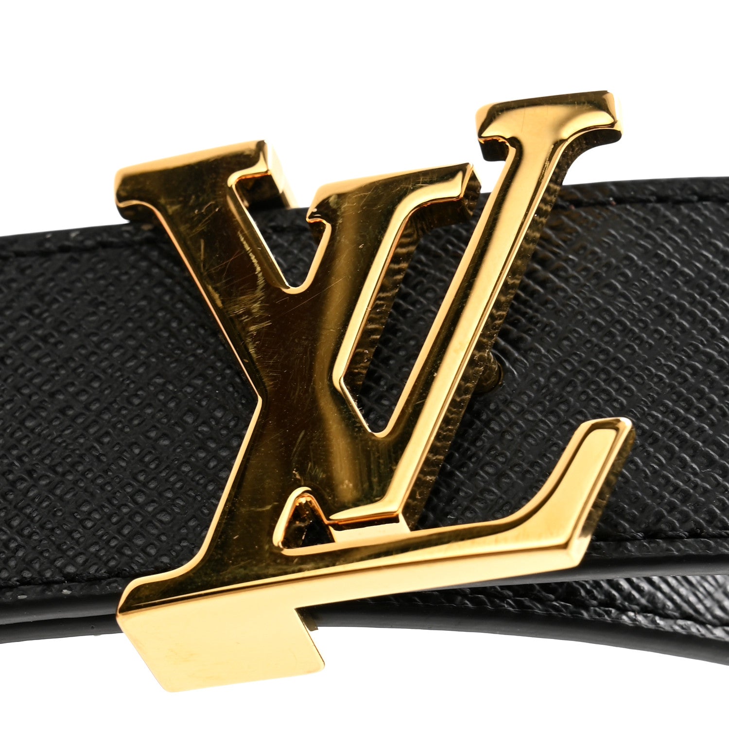 Louis Vuitton Calfskin Monogram 30mm LV Initiales Reversible Belt 90 36 Black 7 of 7