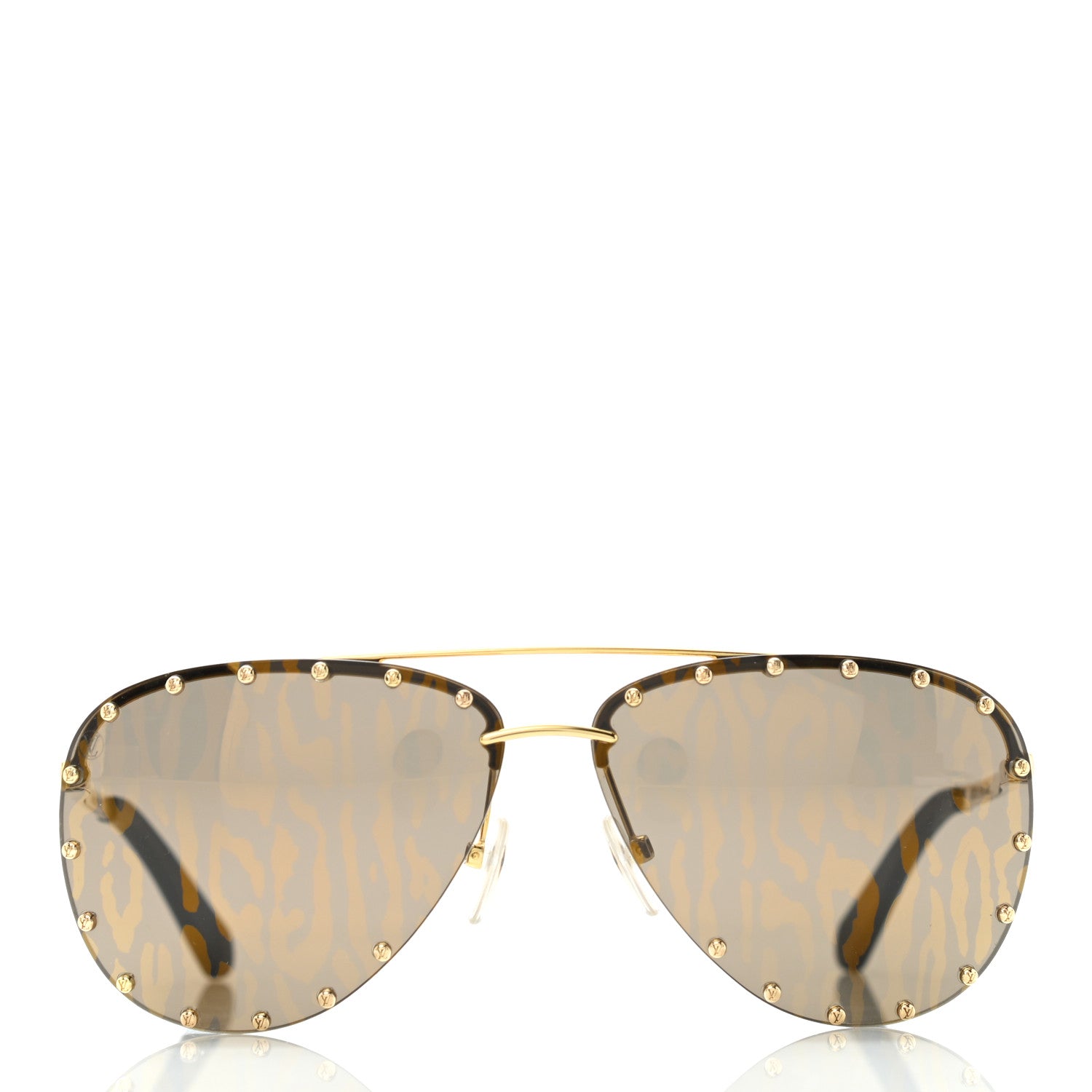 Louis Vuitton Aviator Sunglasses Z1115U Brown 4 of 9