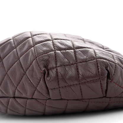 Chanel Calfskin Quilted Banane Waist Bag Fanny Pack Burgundy 10 of 13