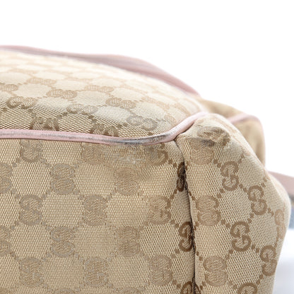 Gucci Monogram Web Diaper Bag Pink 20 of 22
