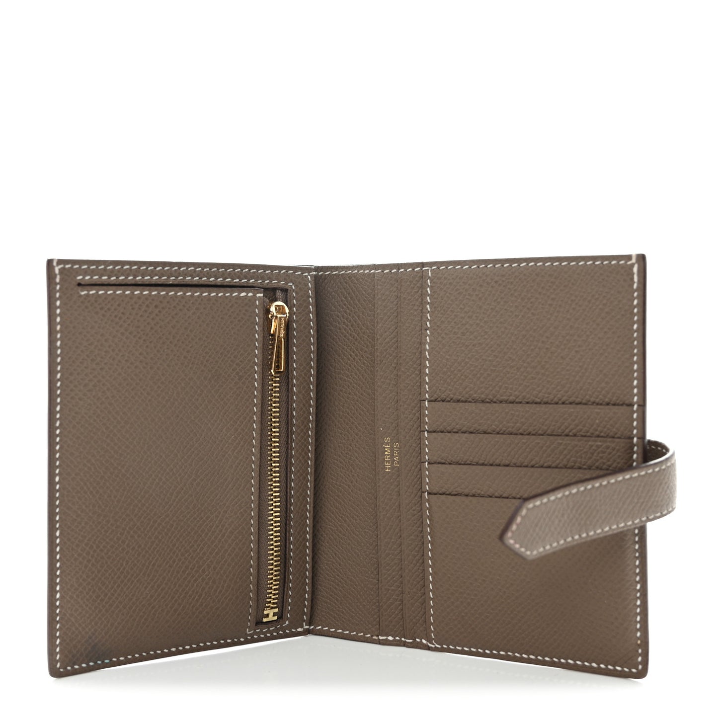 Epsom Bearn Compact Wallet Etoupe