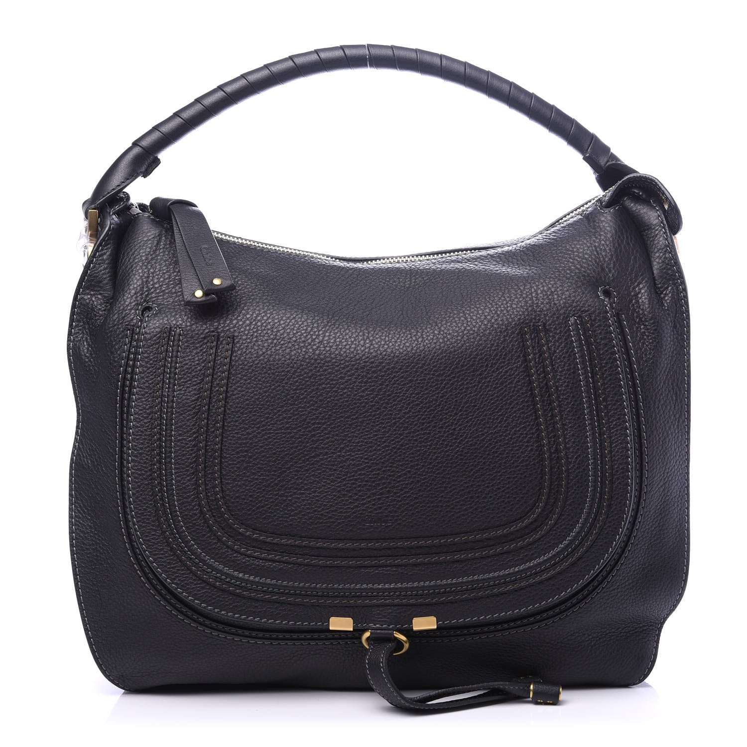 Chloe Calfskin Large Marcie Hobo Black 1 of 11
