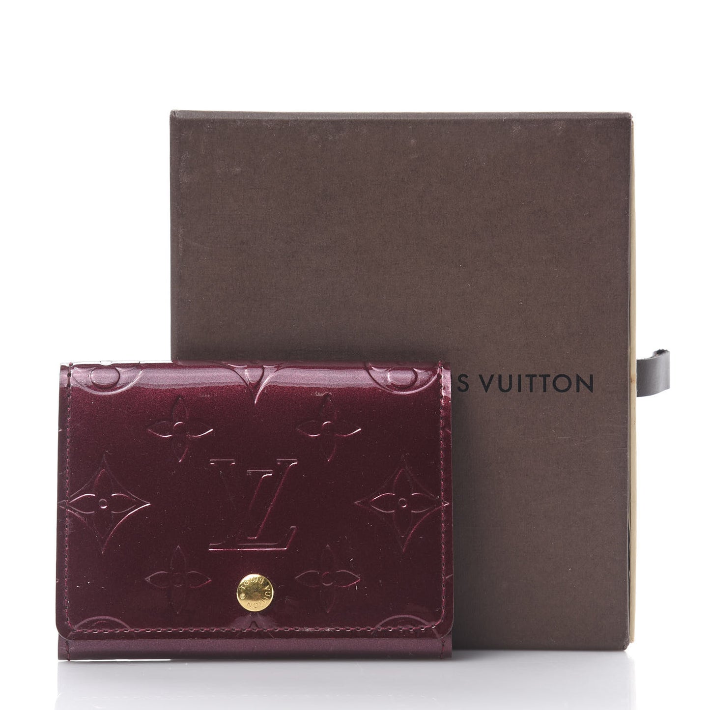 Vernis Business Card Holder Rouge Fauviste
