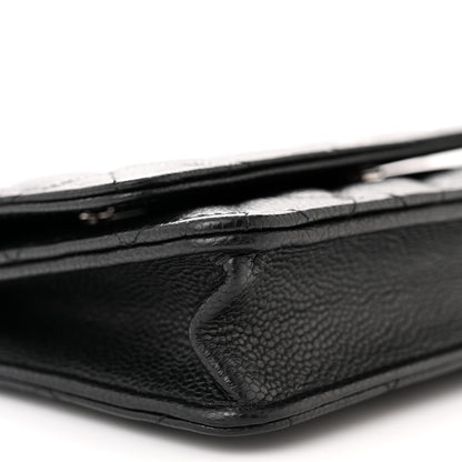 Chanel Caviar Quilted Wallet on Chain WOC Black 10 of 12